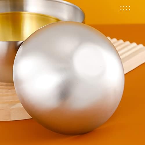Stainless Steel Salad & Serving Bowls - Nesting Mixing Bowls for