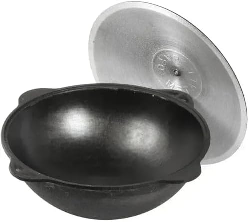 Dutch Oven Pot with Aluminum Lid 8 L (8.5 Quarts) - Camping Dutch Oven