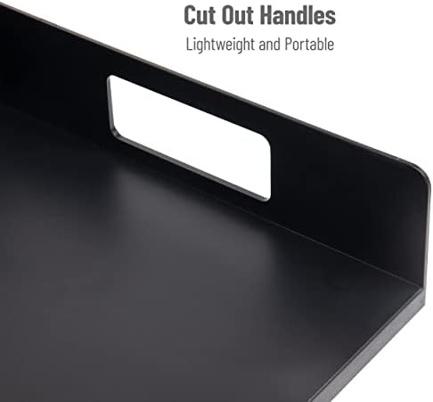 Mind Reader Utensil Napkin and Plate Organizer Tray, Countertop Caddy