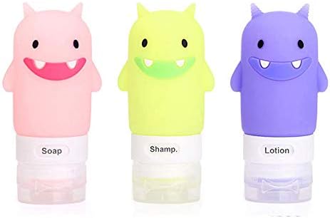 Travel Bottles Set for Liquids, TSA Approved Leak Proof Silicone