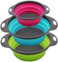 Set of 3 Niklye Ultimate Kitchen Strainers—1×10” & 2×12” Collapsible