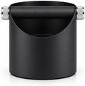 Salomayes Espresso Knock Box, Steel Coffee Grounds Bin with Silicone