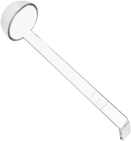 Coloch 20 Pack 1oz Plastic Small Ladle, 7 Inch Clear Mini Ladle Long