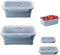 Silicone Collapsible Food Storage Containers-Prep/Storage Bowls with