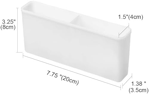SANNO Utensil Drying Rack, Plastice Utensil Silverware Storage Holder