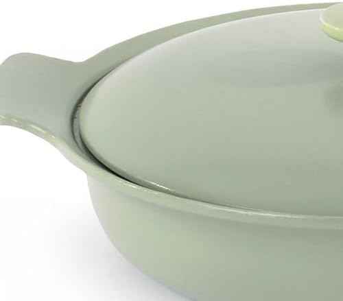 Berghoff 5Pc Green Enameled Cast Iron Cookware Set, Induction Pots &