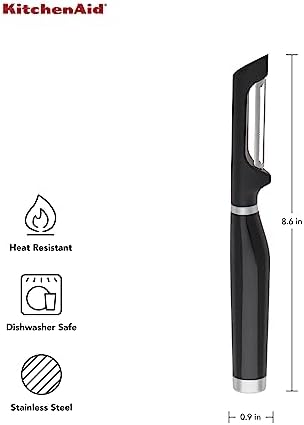 KitchenAid Classic Euro Peeler, 8.6 inches, Black