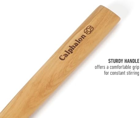 Calphalon Edge Cooking Spoon, 13-Inch Italian Olive Wood Kitchen