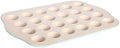 Tasty Clean Ceramic 24-Cup Mini Muffin Pan, Durable Aluminized Steel