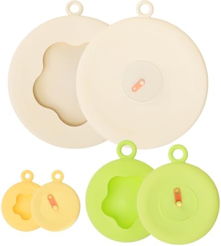 Silicone Stretch Lids for Food Storage, 6 Pcs
