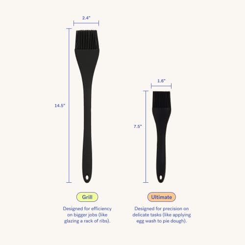 GIR: Premium Silicone Basting Brush – Ultimate, 8IN, Navy