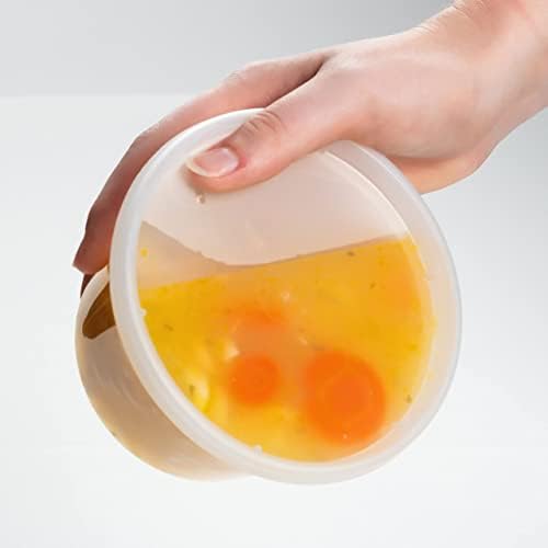 Deli Plastic Food Containers with Airtight Lids [50 Sets], Leakproof