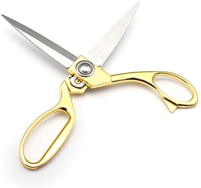 Gold 8" Tailor Scissors, Stainless Steel Craft, Fabric & Leather
