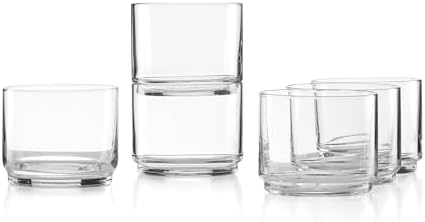 Lenox Tuscany Classics 2.5" H Stackable 9oz Short Drinking Glasses Set
