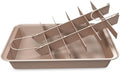 Brownie Pan with Dividers with Cutter Rectangular Cake, Non-stick