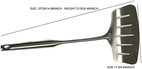 Large Spatula Turner Wide Slotted 304 Stainless Steel Flipper Cooking