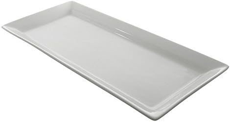 10 Strawberry Street Whittier 7"x 15" Rectangular Platter, Set of 2