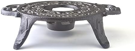 Heavy Duty Cast Iron Teapot Dish Warmer Stable Holder for Tealight