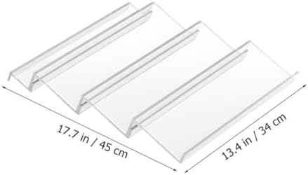 Expandable Acrylic Spice Rack Organizer Tilted for Kitchen Drawers