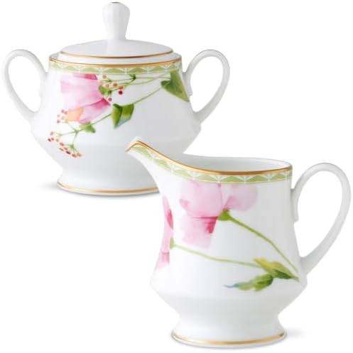Noritake Poppy Place Sugar and Creamer Set
