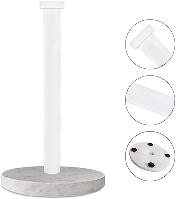 Paper Towel Holder Countertop, Standing Paper Towel Roll Holder - Image 3