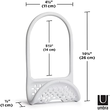 Umbra Sling Flexible Sink Caddy, White