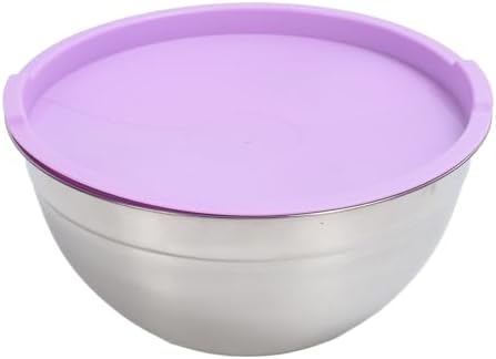 Stainless Steel Mixing Bowls with Lids 5-Piece Set