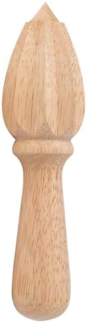 HIC Kitchen Citrus Juicer Reamer, Hardwood