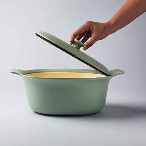 Berghoff 5Pc Green Enameled Cast Iron Cookware Set, Induction Pots &