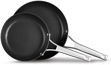 Calphalon Premier Hard-Anodized Nonstick Frying Pan Set, 8 In and