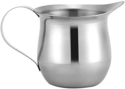 Milk Frother Cup, 8oz Creamer Pitcher, Frothing Steam Container