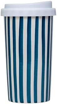 Ceramic Travel Mug with Lid 12 oz Cute Aesthetic Coffee Cup for Women