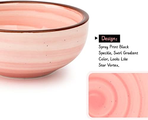 KitchenTour 2.7 Oz Soy Sauce Dishes Dipping Bowls Set, Porcelain Pinch