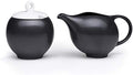 EVA 2-Piece Ceramic Creamer and Sugar Bowl w/Lid | Coffee Tea Serving