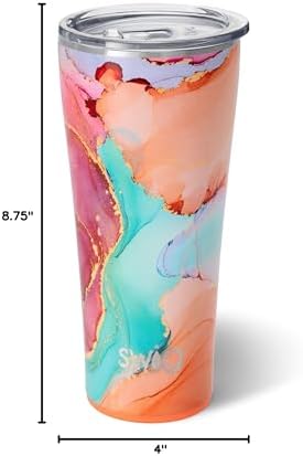Swig Life 32oz Insulated Tumbler with Lid, Dreamsicle