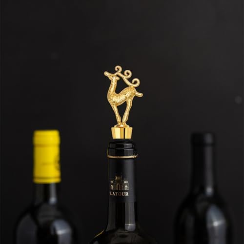 Christmas Wine Bottle Stopper, 2pcs Xmas Tree Decorative Wine Stoppers