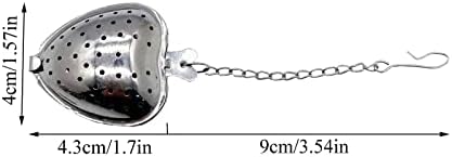 Stainless Steel Heart shape Tea Infuser Tea Strainer for Loose Tea