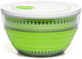 PrepWorks 4 Qt Collapsible Salad Spinner for Quick Salad Washing and Drying