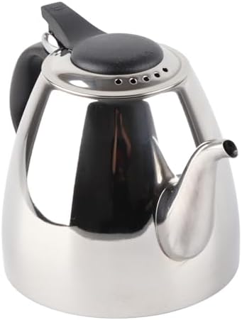 1.5L Enamel Tea Pot, Stainless Steel