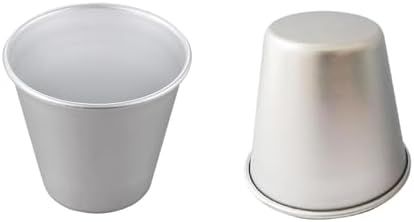 6 Packs Popover Pan, Aluminium Pudding Tin Cup Baking Maker