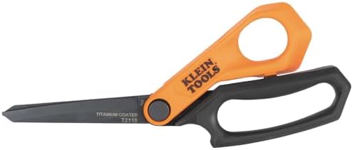 Klein Tools T2110 Titanium-Coated Professional Scissors, Stainless