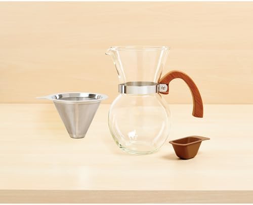 Fino Pour-Over Coffee Maker, Borosilicate Glass, 4 Servings