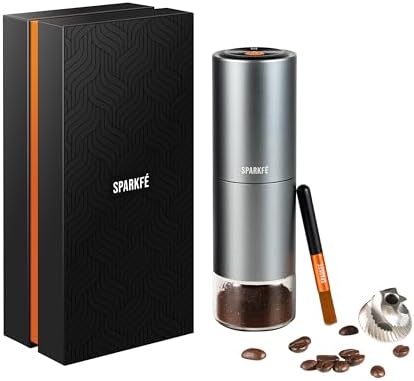 Portable Electric Coffee Grinder, Rechargeable Handheld