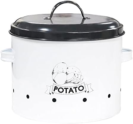 SOTECH Potato Onion Garlic Storage Bin with Lid Set of 3 Kitchen