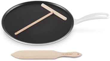 Le Creuset Enameled Cast Iron Traditional Round Crepe Pan, 10.25"