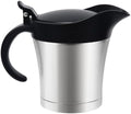 Stainless Steel Double Insulated Gravy Boat With Lid/Sauce Jug 16 OZ