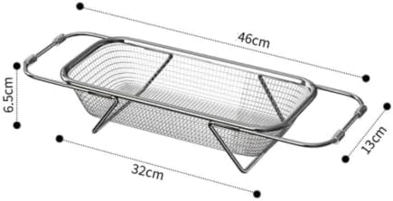 Mesh Colander with Extendable Handles, size to 2
