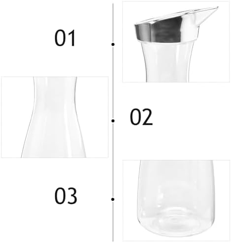Acrylic Juice Pitcher 1500ml with Sealed Lid and Spout
