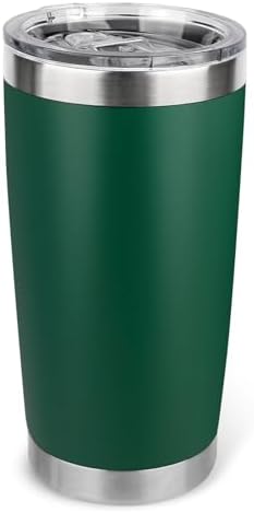 20oz Stainless Steel Tumbler with Lid, Travel Mug - Double Wall Vacuum