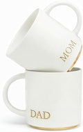 COLLECTIVE HOME - Mom and Dad Mug Set, 2 Pack Gift for Parents